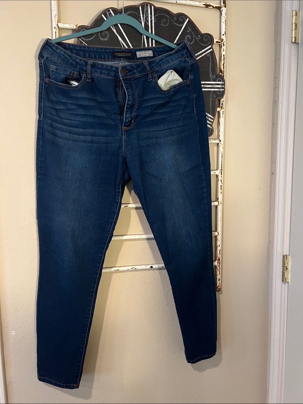 Aeropostale Indigo Skinny Jeans - Dark Blue Denim